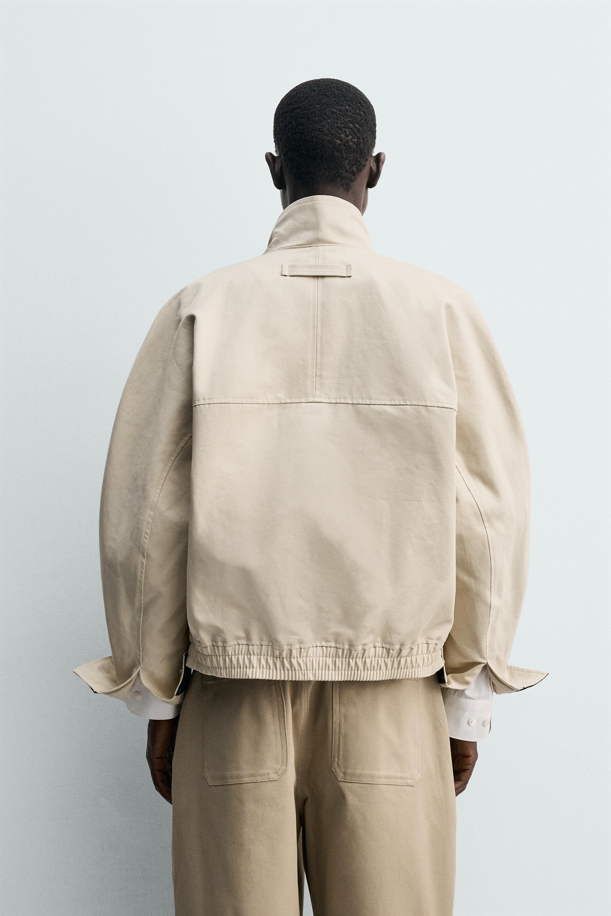 BLOUSON COL CONTRASTE